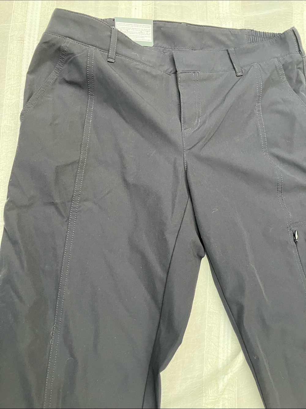 Kirkland signature Black quick dry joggers, size 6